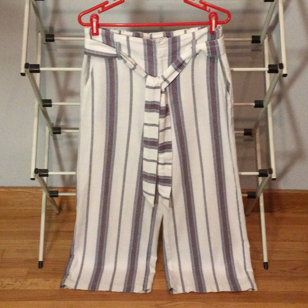 Primark Striped Crop Pants